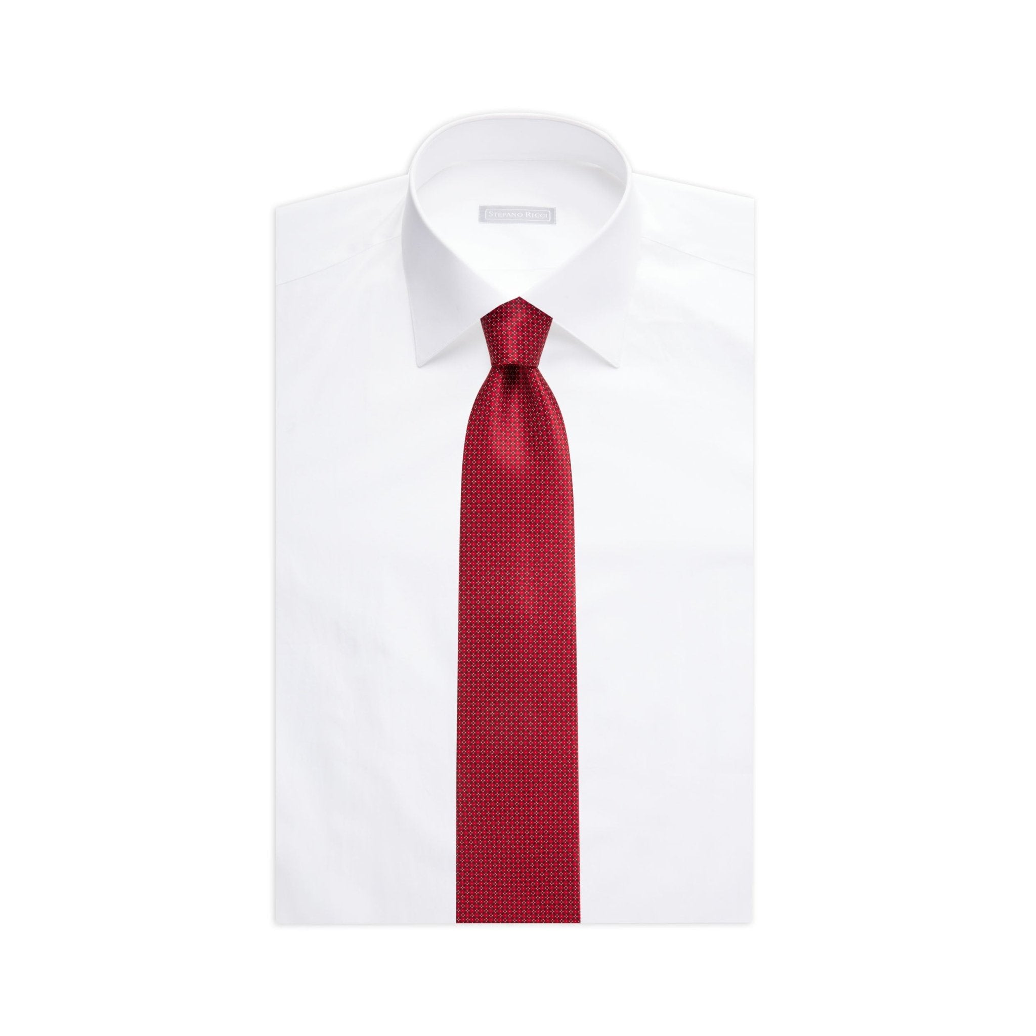 STEFANO RICCI Luxury Tie RED - Henry Bucks