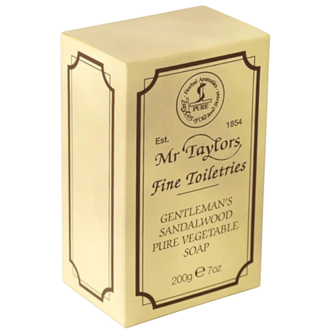 TAYLOR OF OLD BOND STREET Sandalwood Bath Soap 200g - Henry Bucks