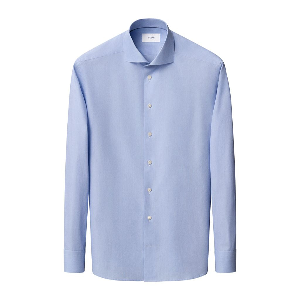 ETON Breeze Cotton Shirt BLUE