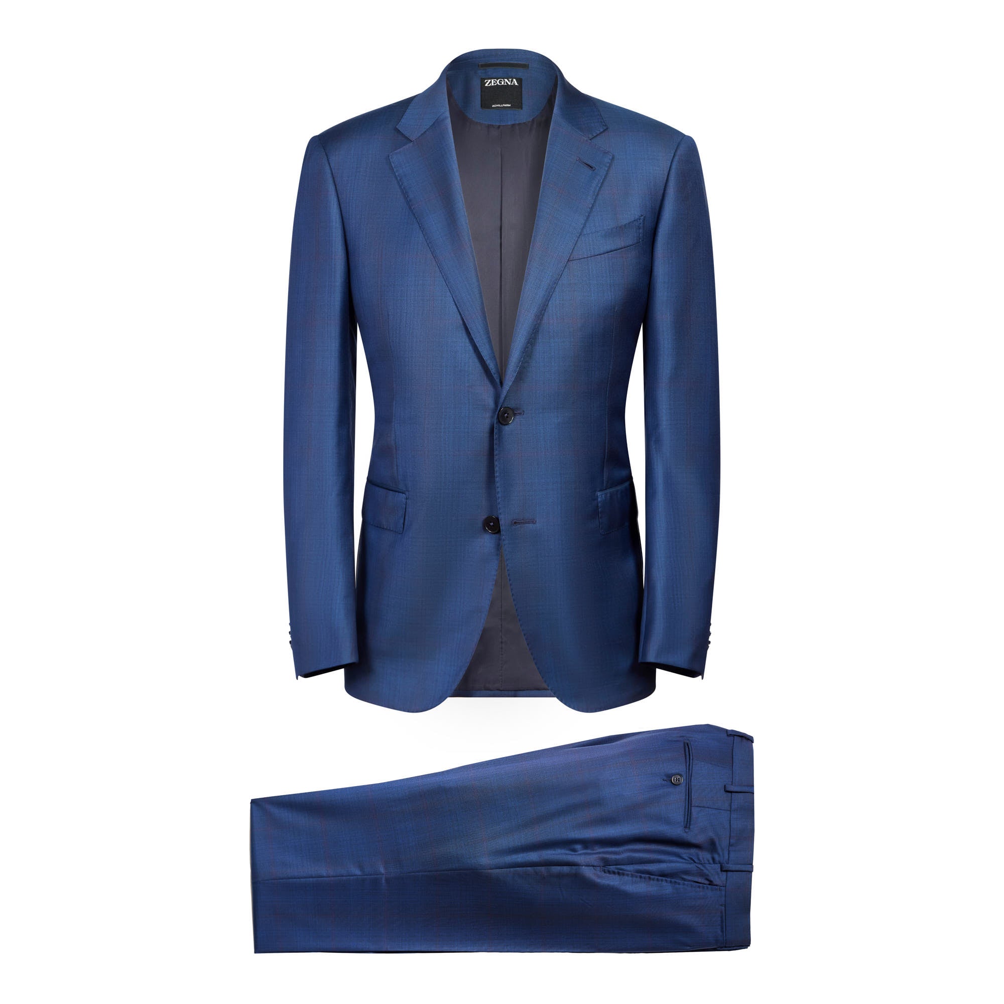ZEGNA Achillfarm Suit NAVY REG - Henry BucksSuits23SS230002 - NAVY - R - 48