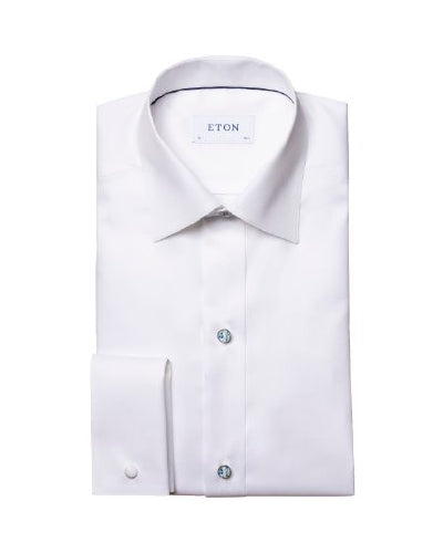 ETON Signature Twill Shirt WHITE