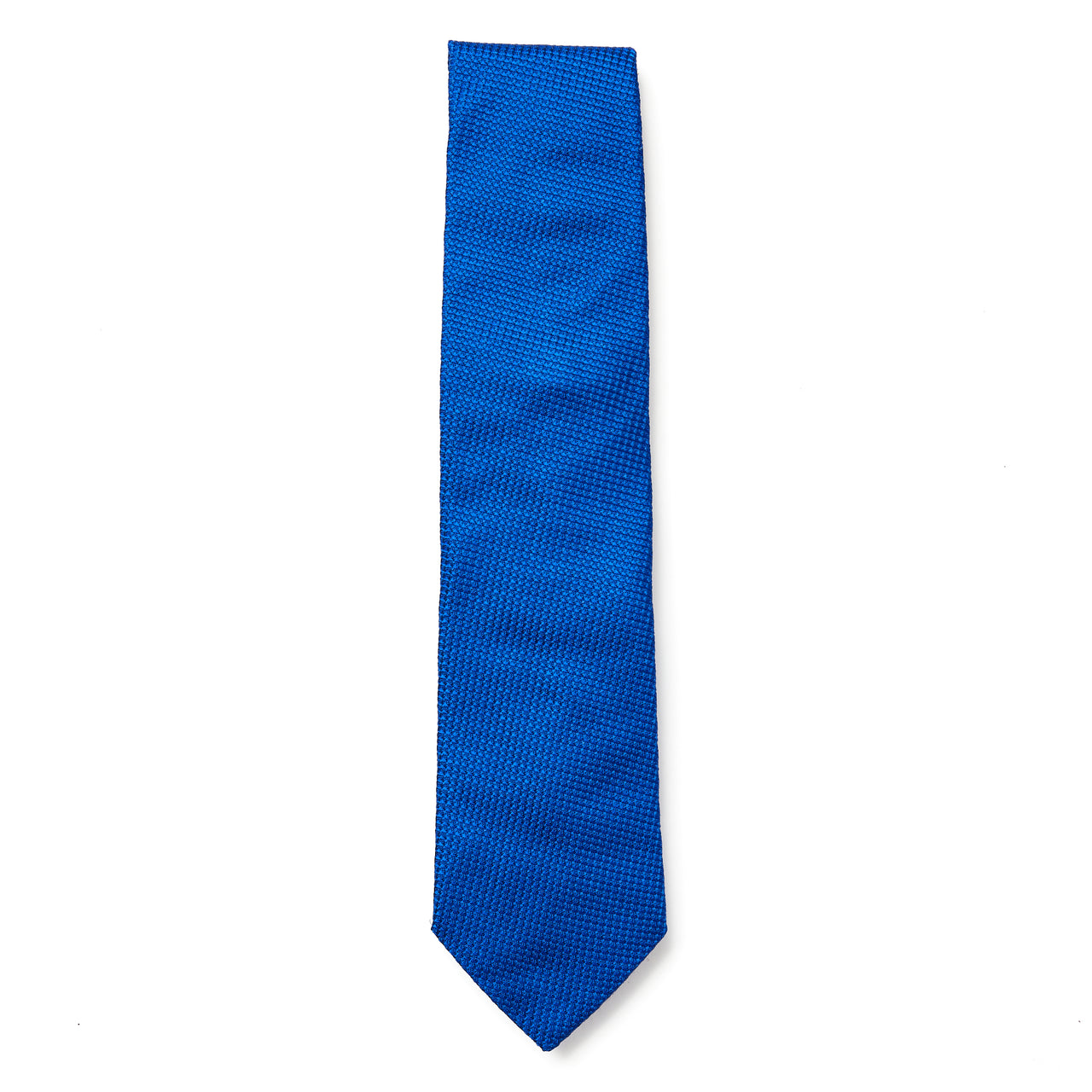 HENRY SARTORIAL 3 Fold Silk Platinum Tie BLUE