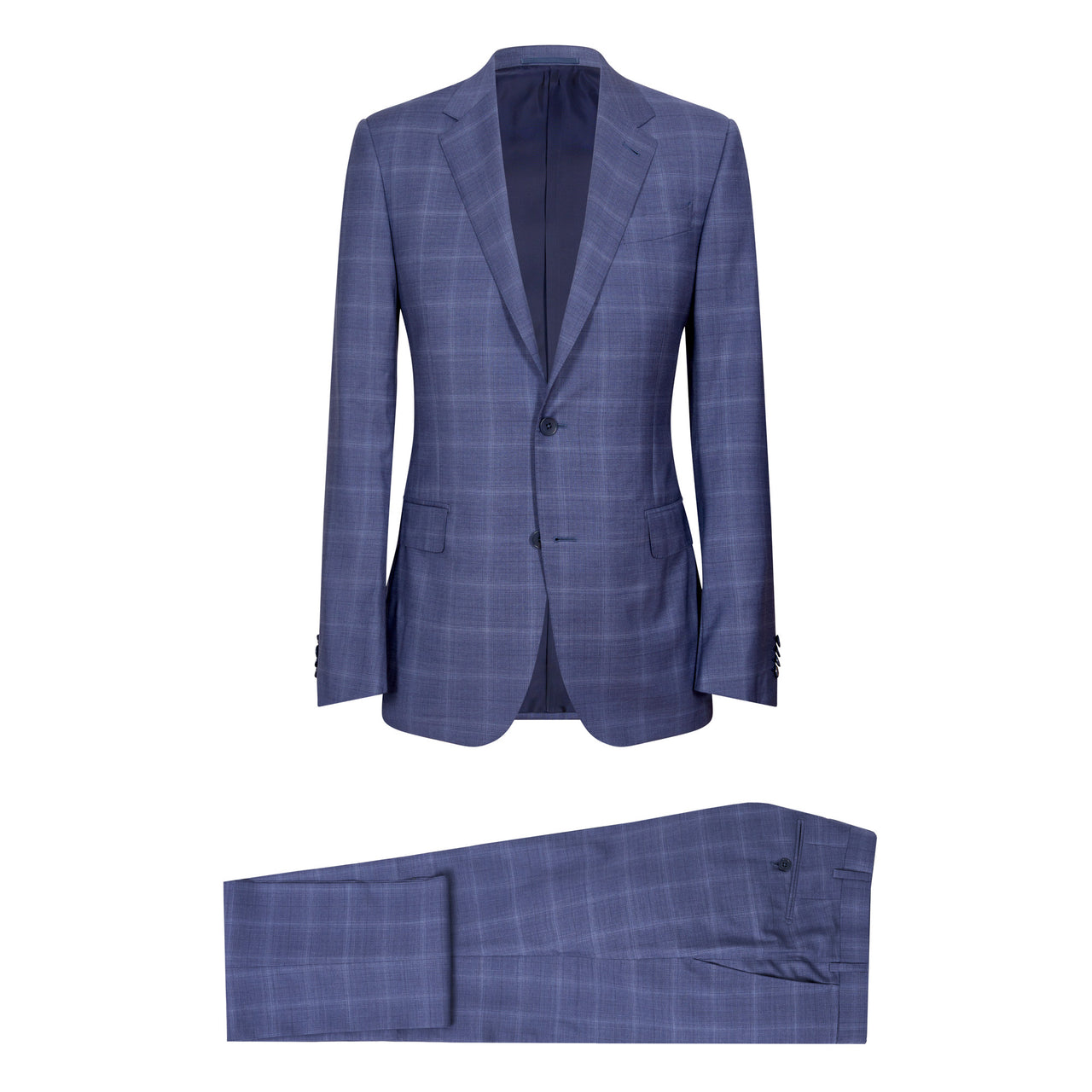 ERMENEGILDO ZEGNA Pure Wool Milano Suit BLUE