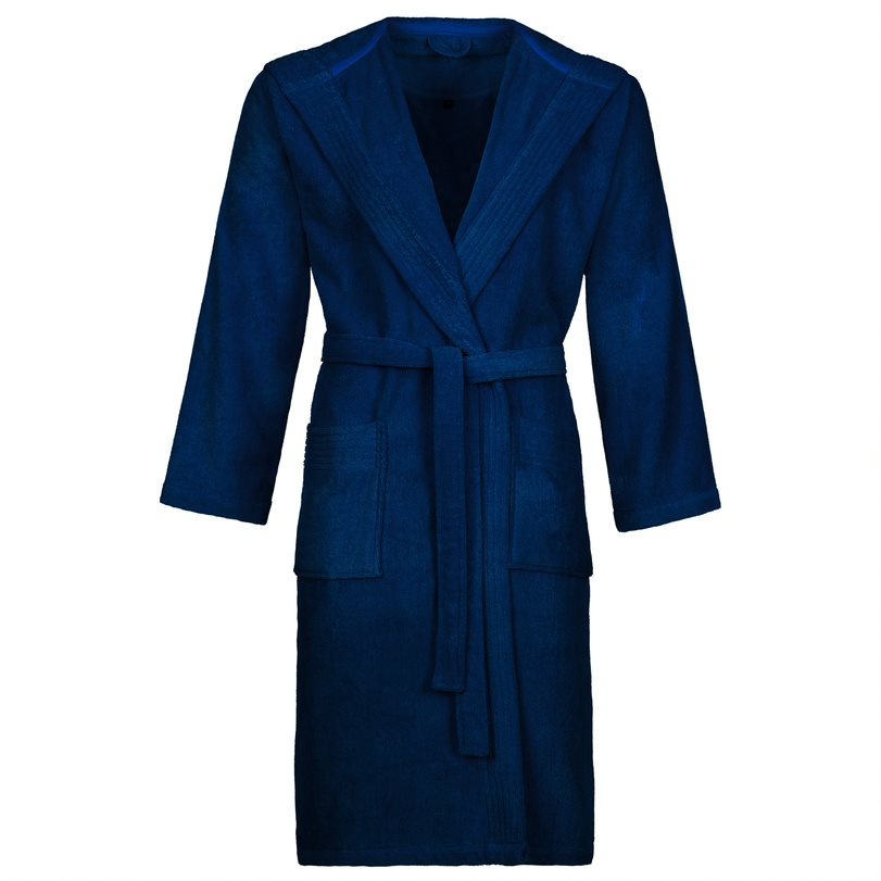 VOSSEN Vegan Life Unisex Bathrobe MARINE BLUE