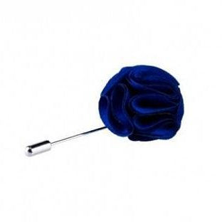 CUDWORTH Flower Lapel Pin NAVY