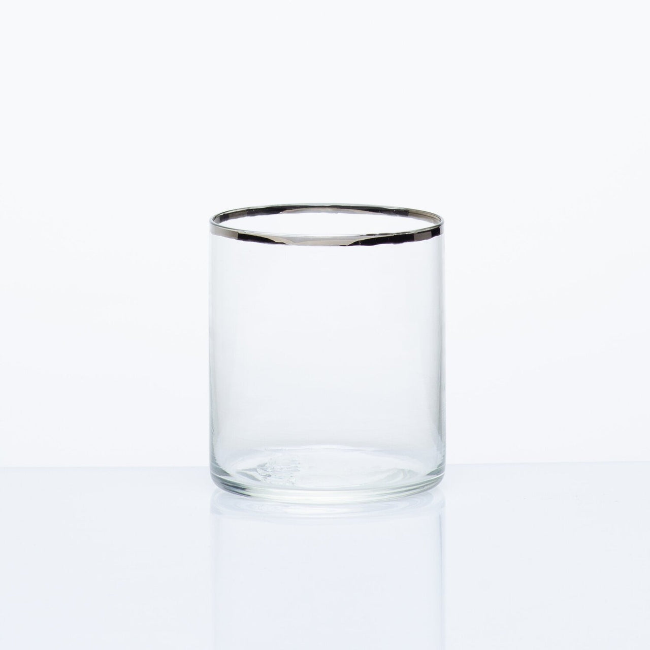 KAH - Katie-Ann Houghton Silver Rimmed Whiskey Glass