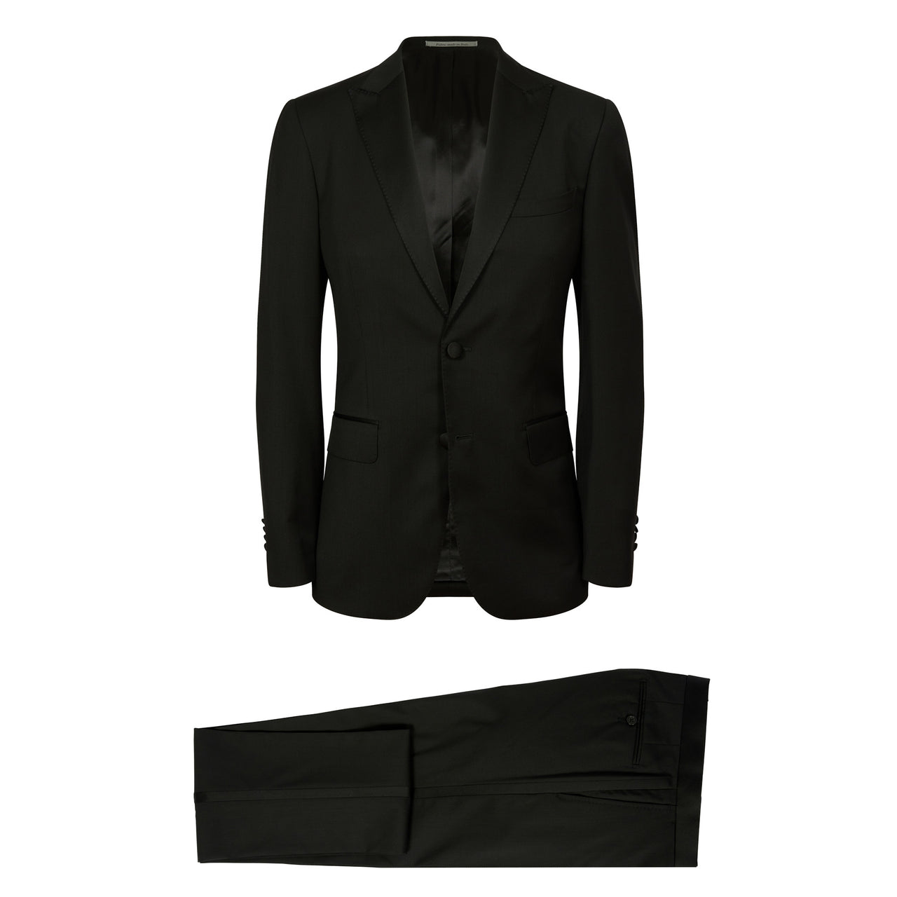 HENRY SARTORIAL Peak Collar Dinner Suit BLACK REG