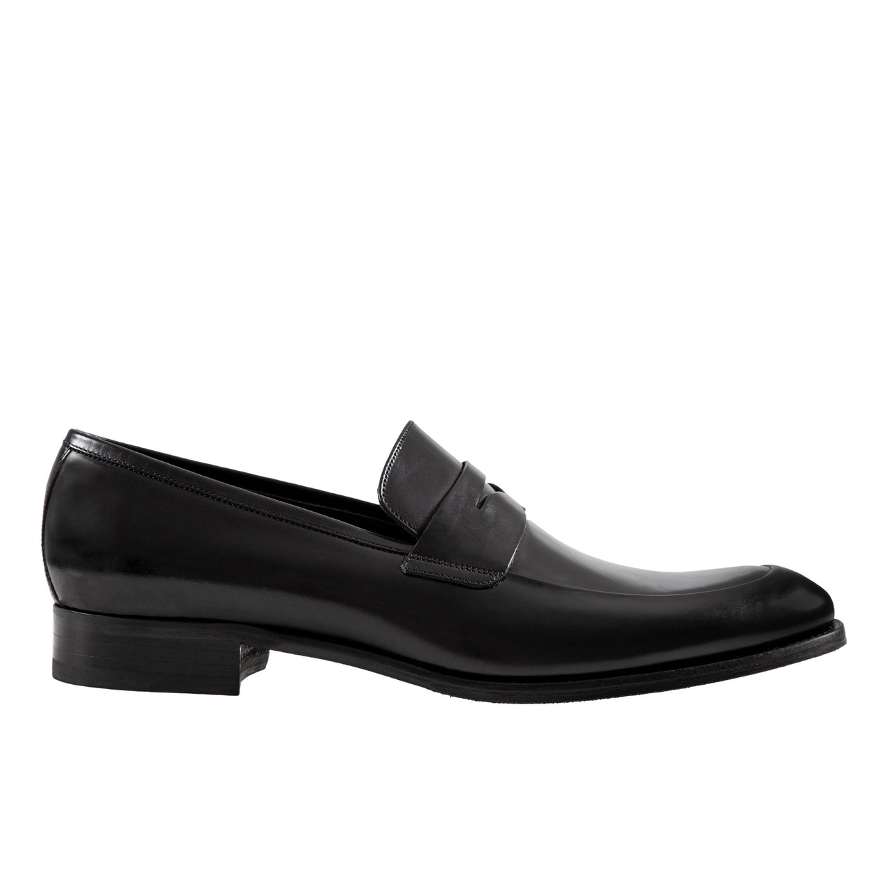 HENRY SARTORIAL Classic Penny Loafers BLACK