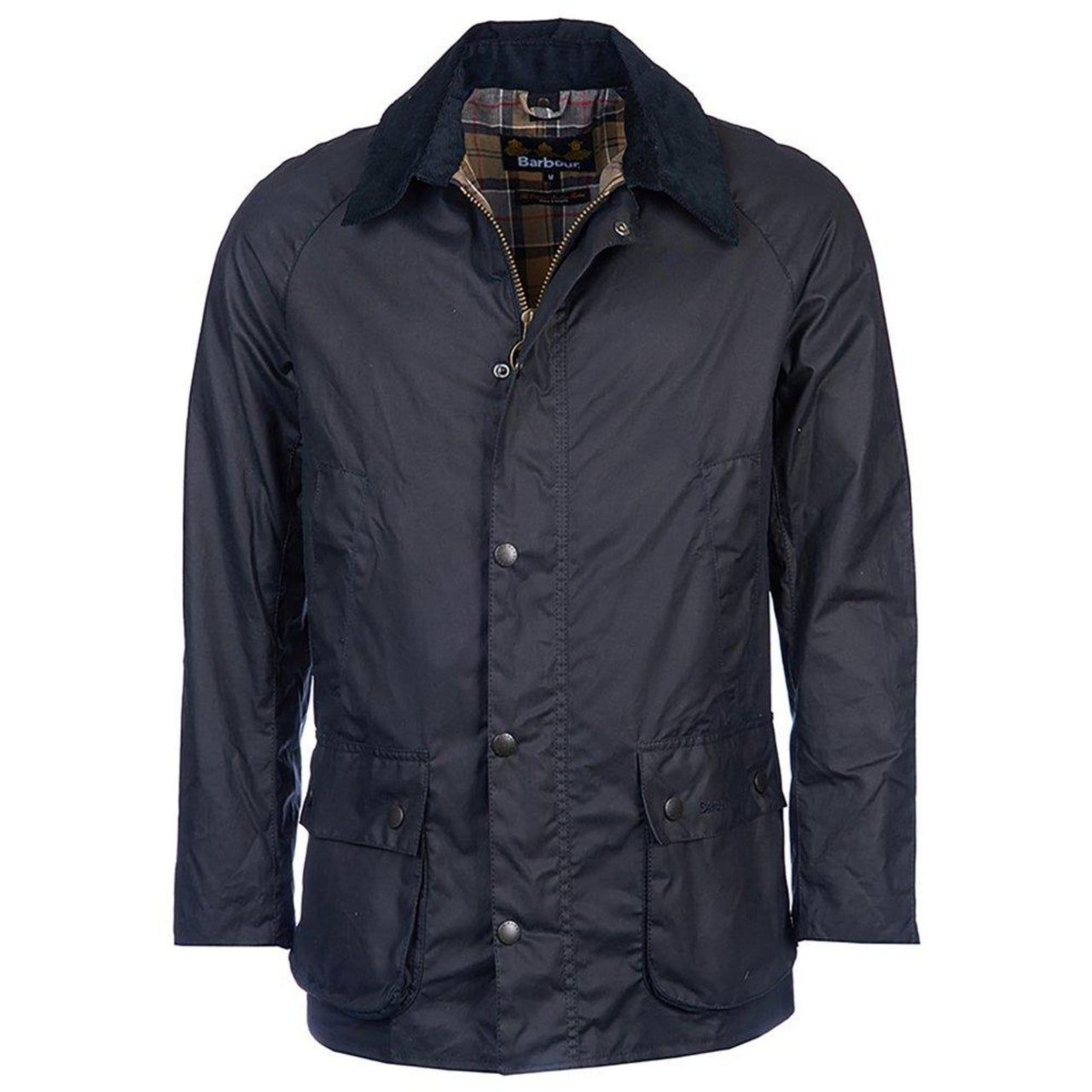 HENRY SARTORIAL X BARBOUR Ashby Wax Jacket NAVY