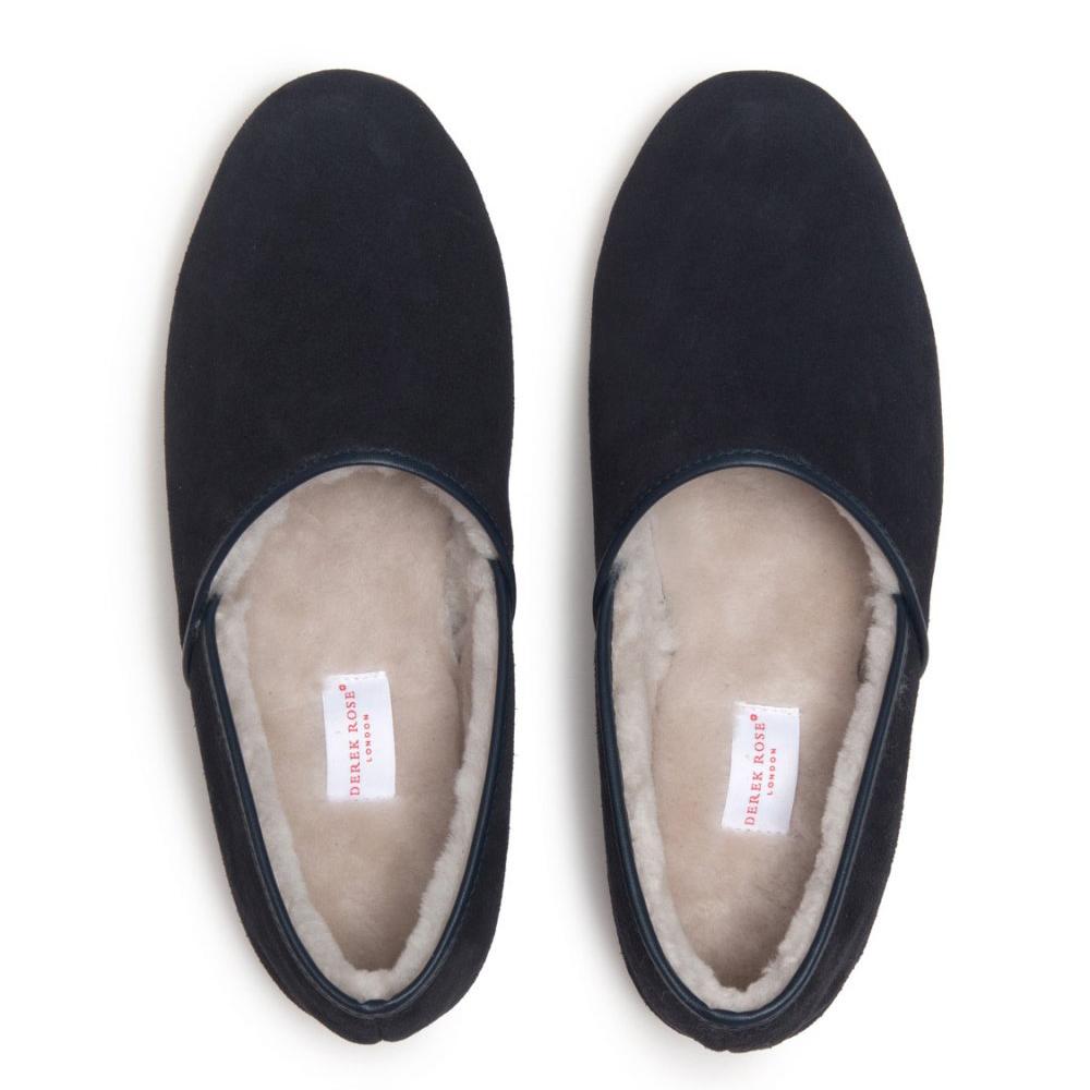 DEREK ROSE CRAWFORD SHEEPSKIN SLIPPERS - Henry Bucks