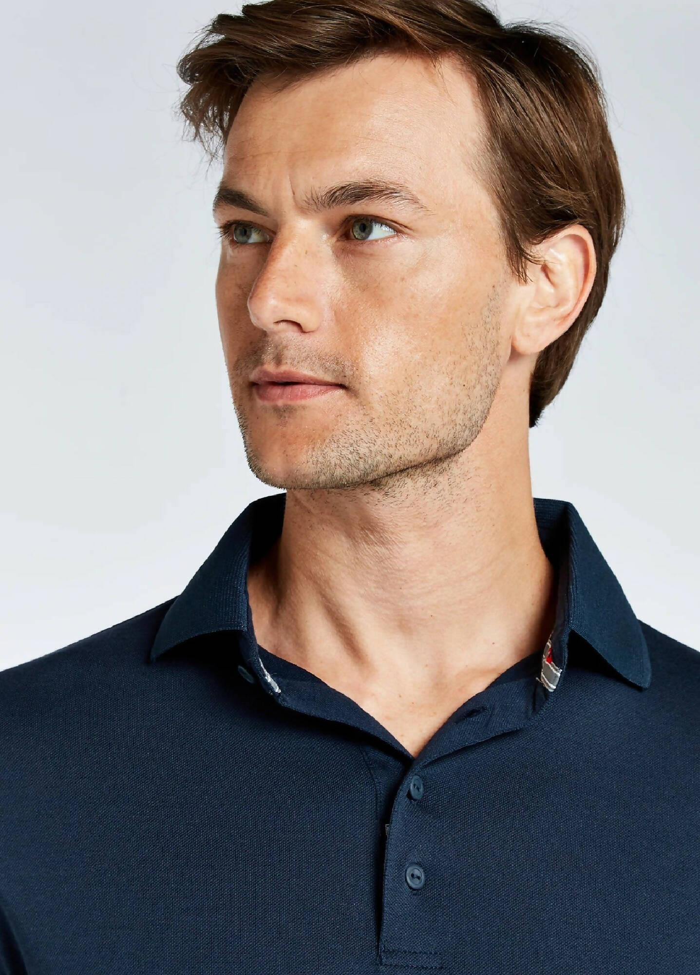 DUBARRY Freshford Long Sleeve Polo NAVY (Online only*) - Henry Bucks