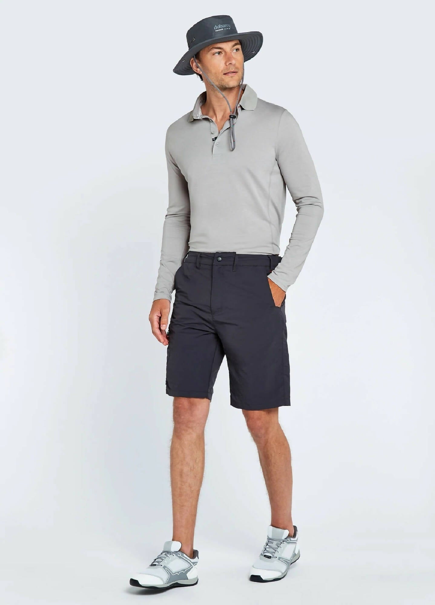 DUBARRY Freshford Long Sleeve Polo PLATINUM (Online only*) - Henry Bucks