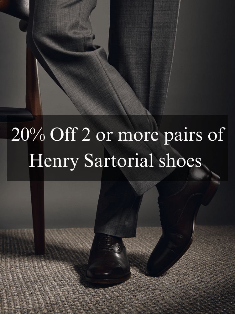 20% on Henry Sartorial Footwear - Henry Bucks