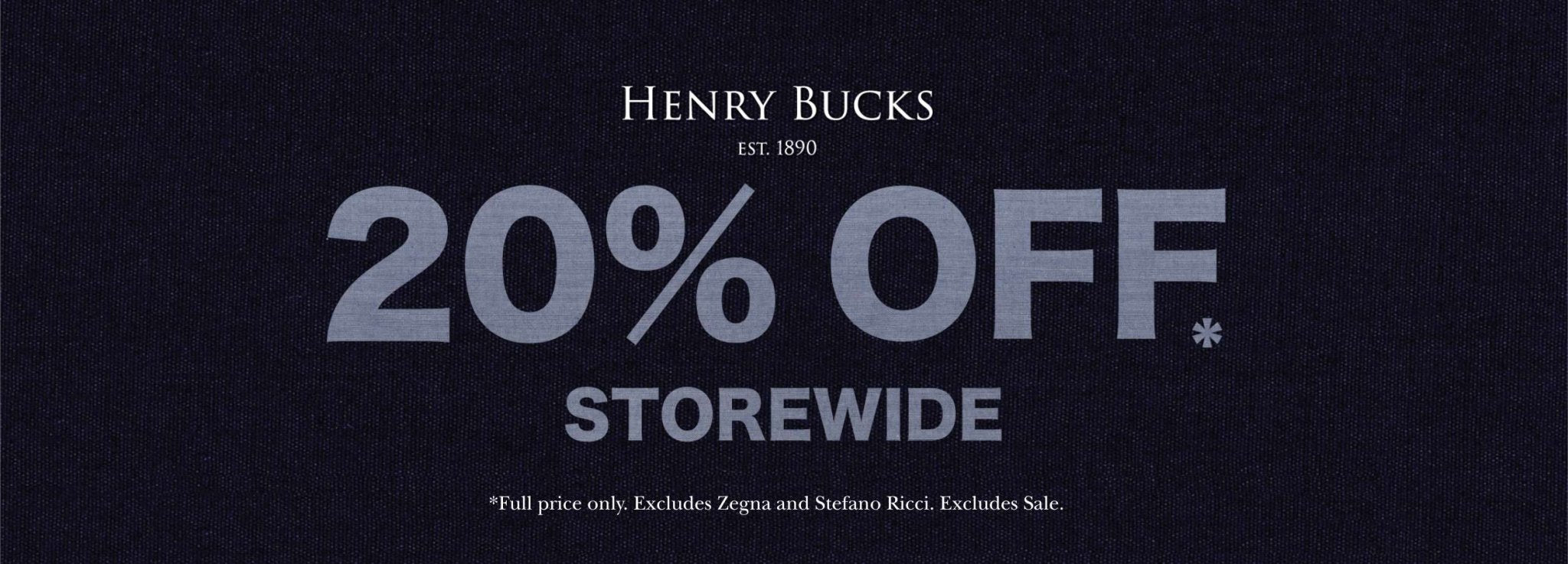 End Of Financial Year Sale - Henry Bucks