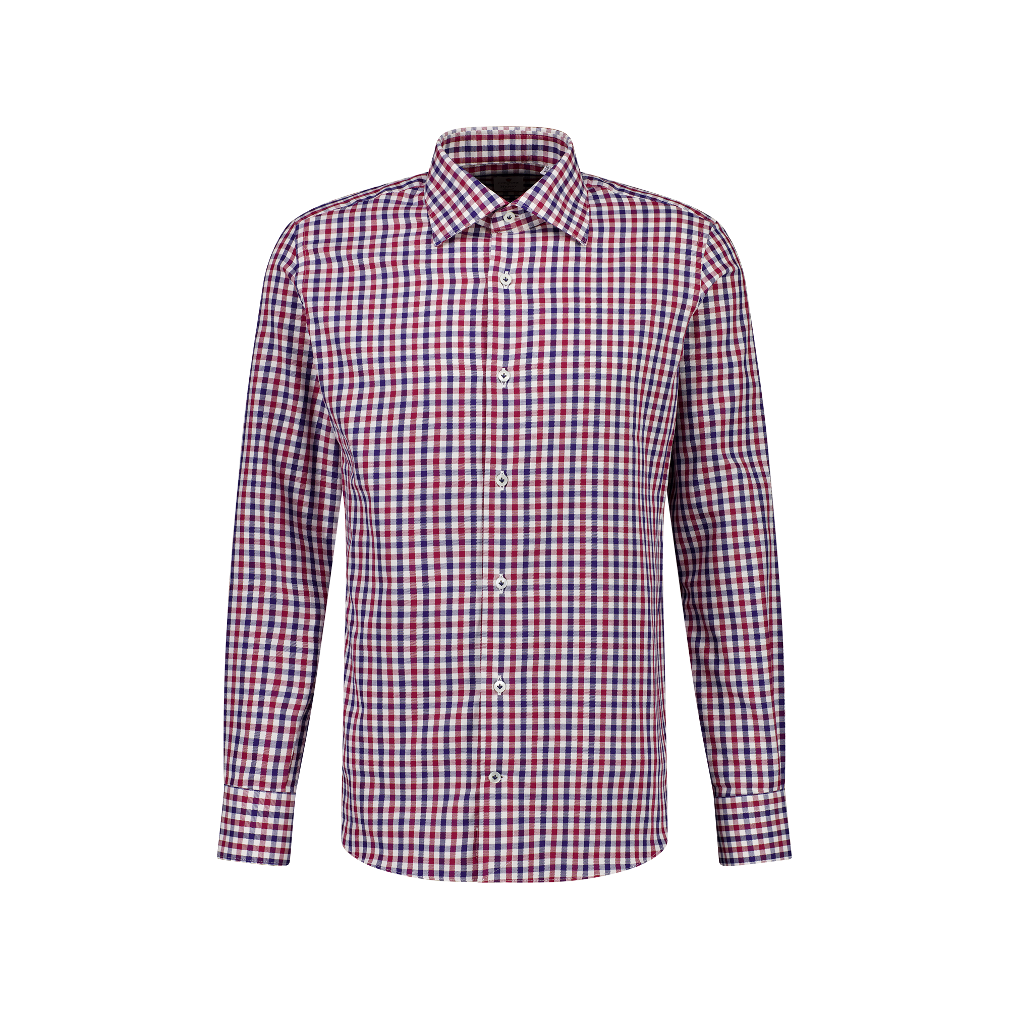 CORDONE Elegance Check Shirt NAVY/RED/MULTI