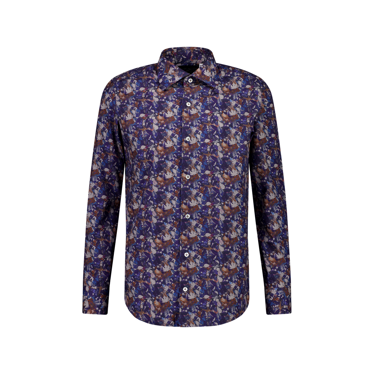 Cordone Flowerwear Style Shirt in BLUE MULTI