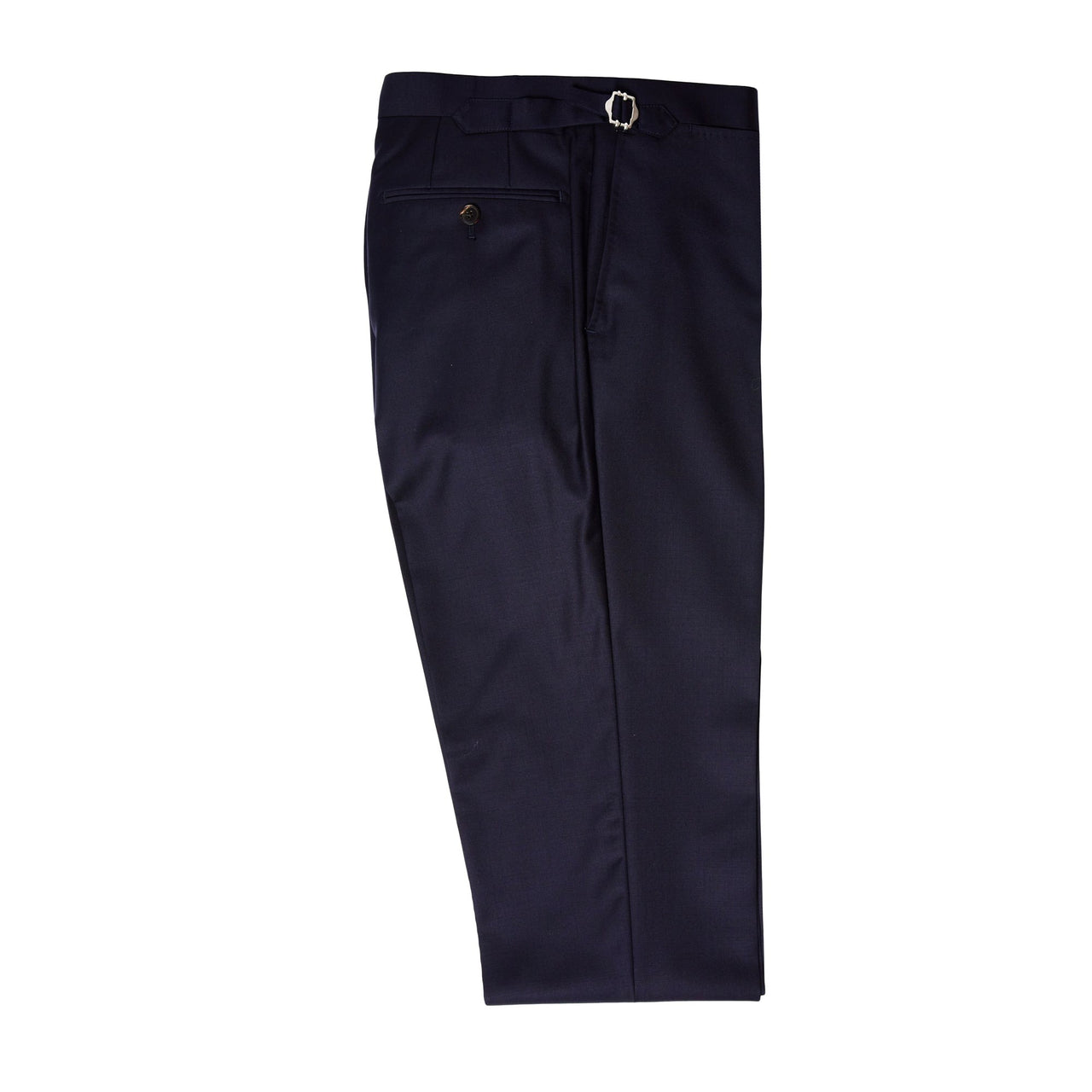 HENRY SARTORIAL Flat Front Trousers NAVY REG
