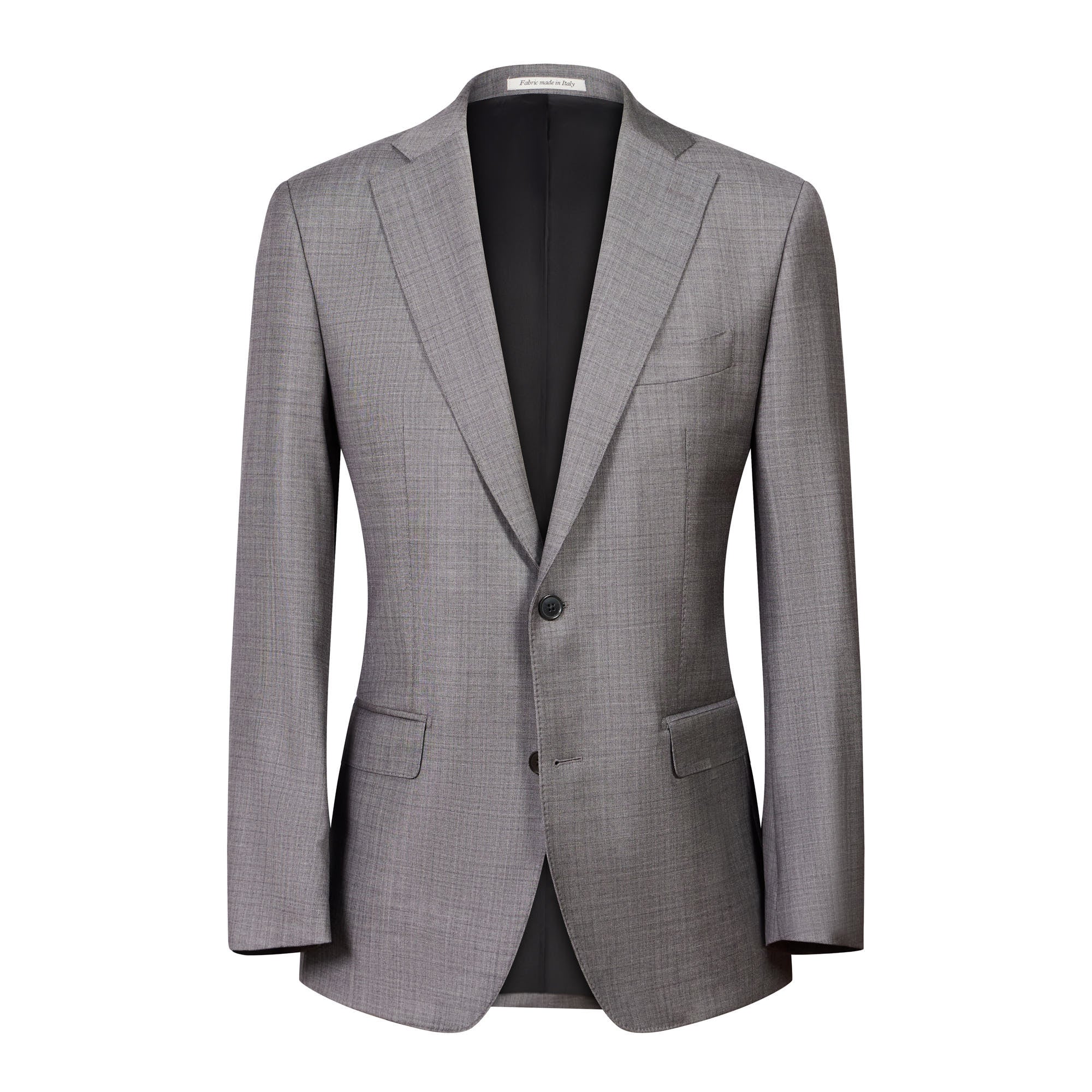 HENRY SARTORIAL Loro Piana 1/2 Canvas Suit GREY BLUE