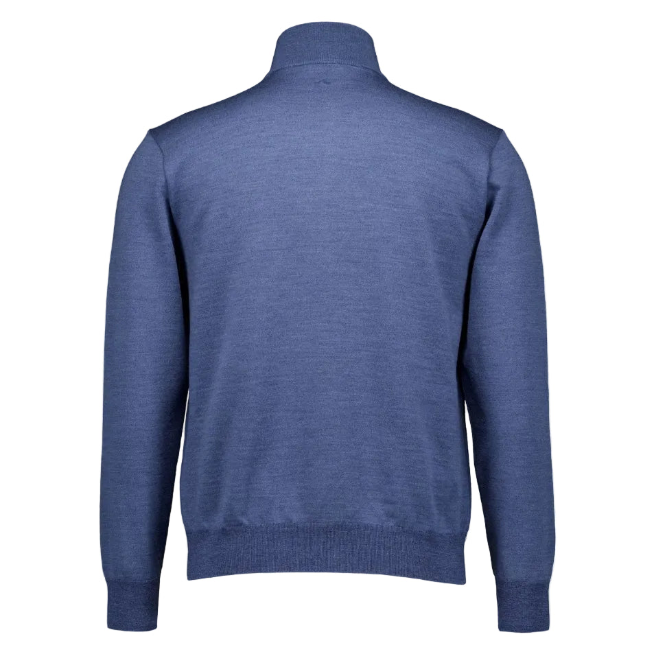 PAUL & SHARK Summer Wool ZIP Sweater BLUE