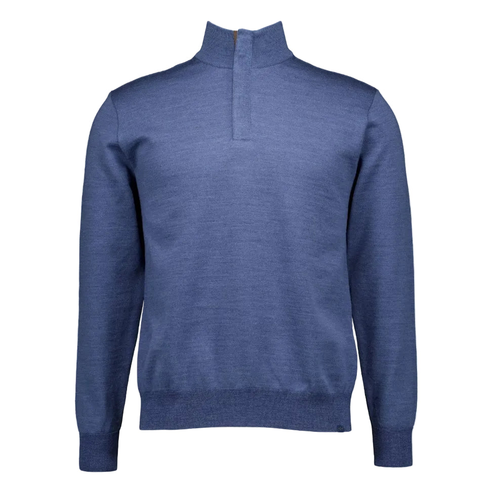 PAUL & SHARK Summer Wool ZIP Sweater BLUE