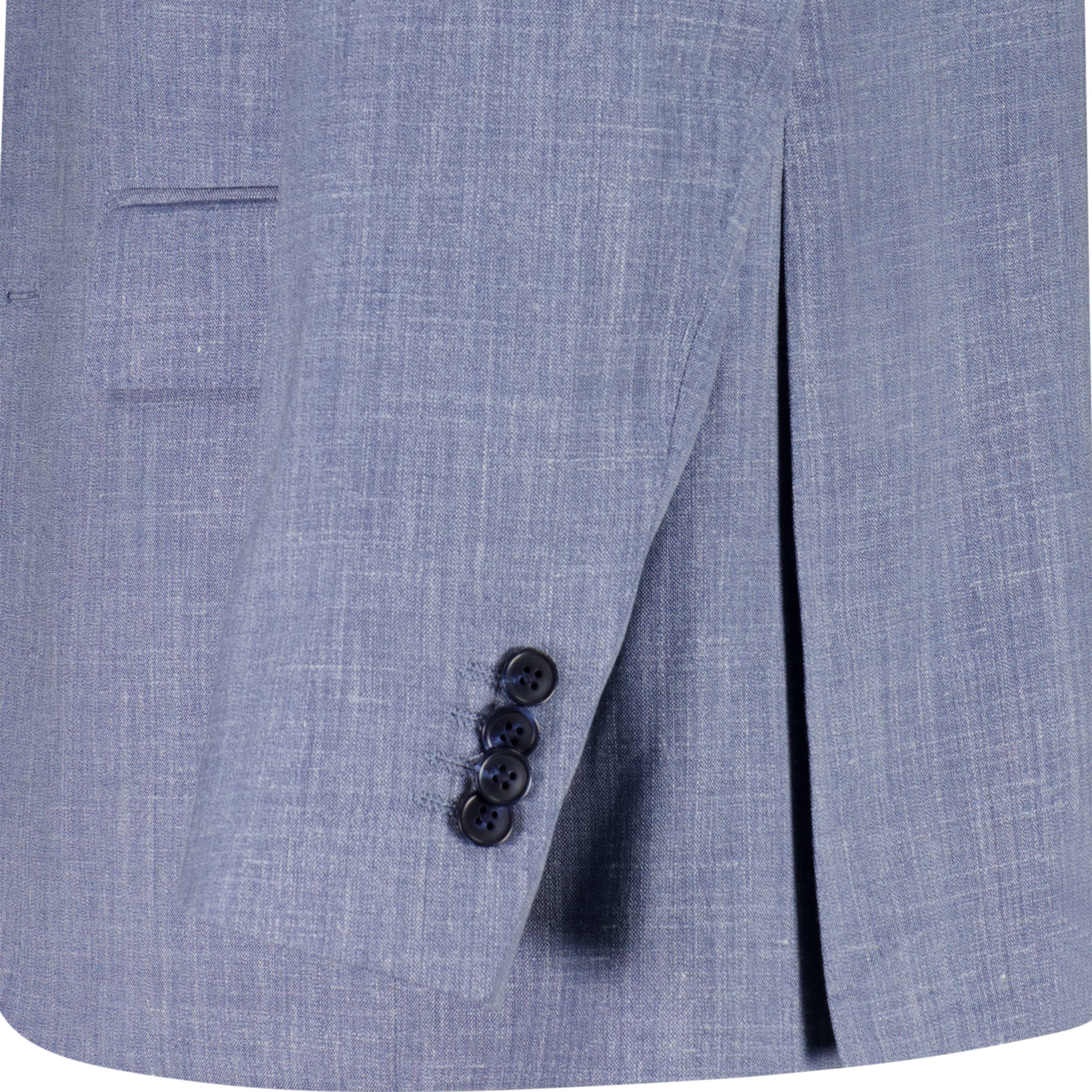 HENRY SARTORIAL Loro Piana 1/2 Canvas Blazer NAVY REG