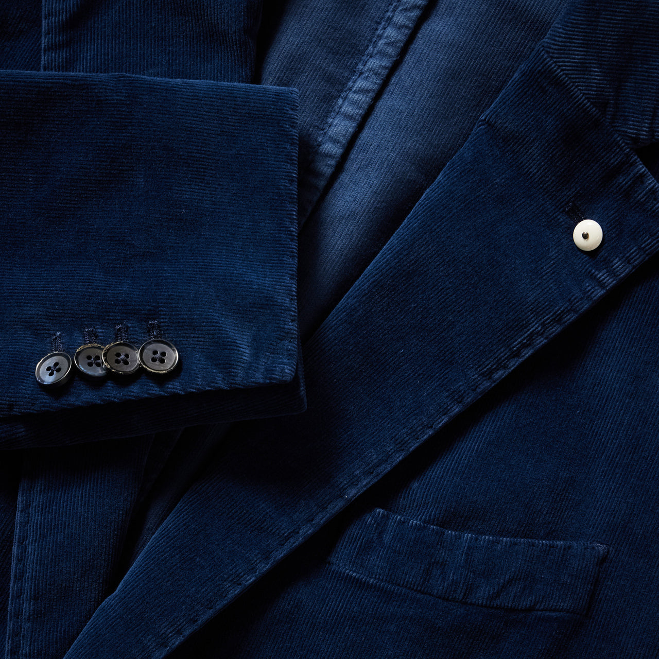 L.B.M. 1911 Unstructured Two-Button Jacket DARK BLUE REG