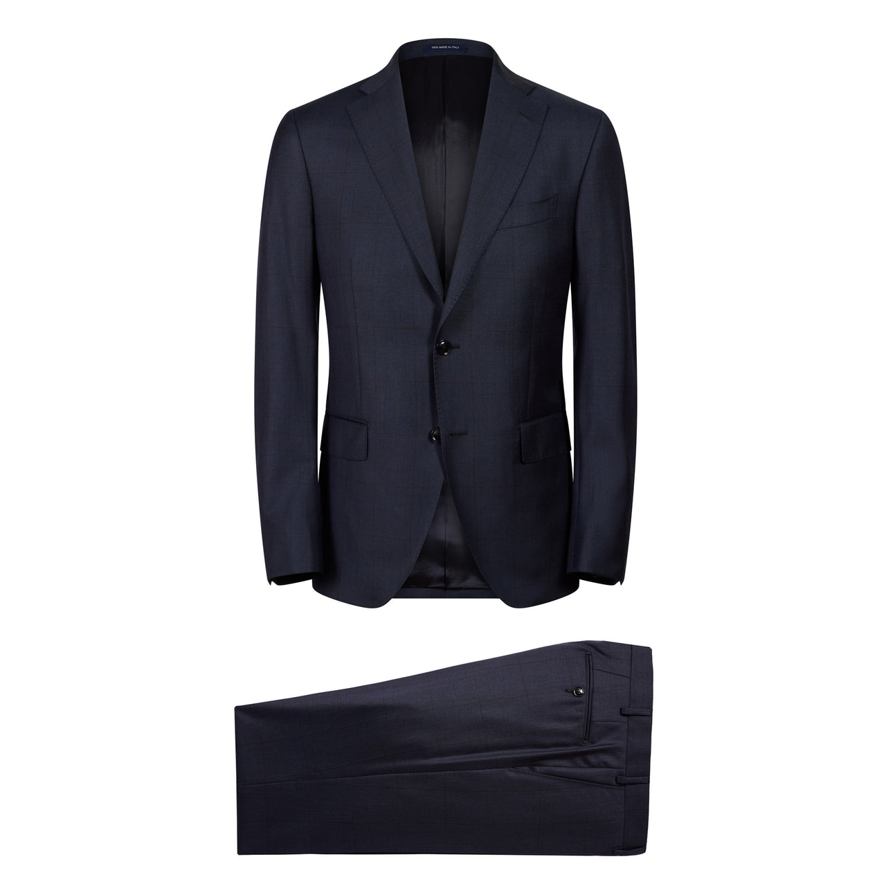 HENRY SARTORIAL X LATORRE Check Suit NAVY BLUE