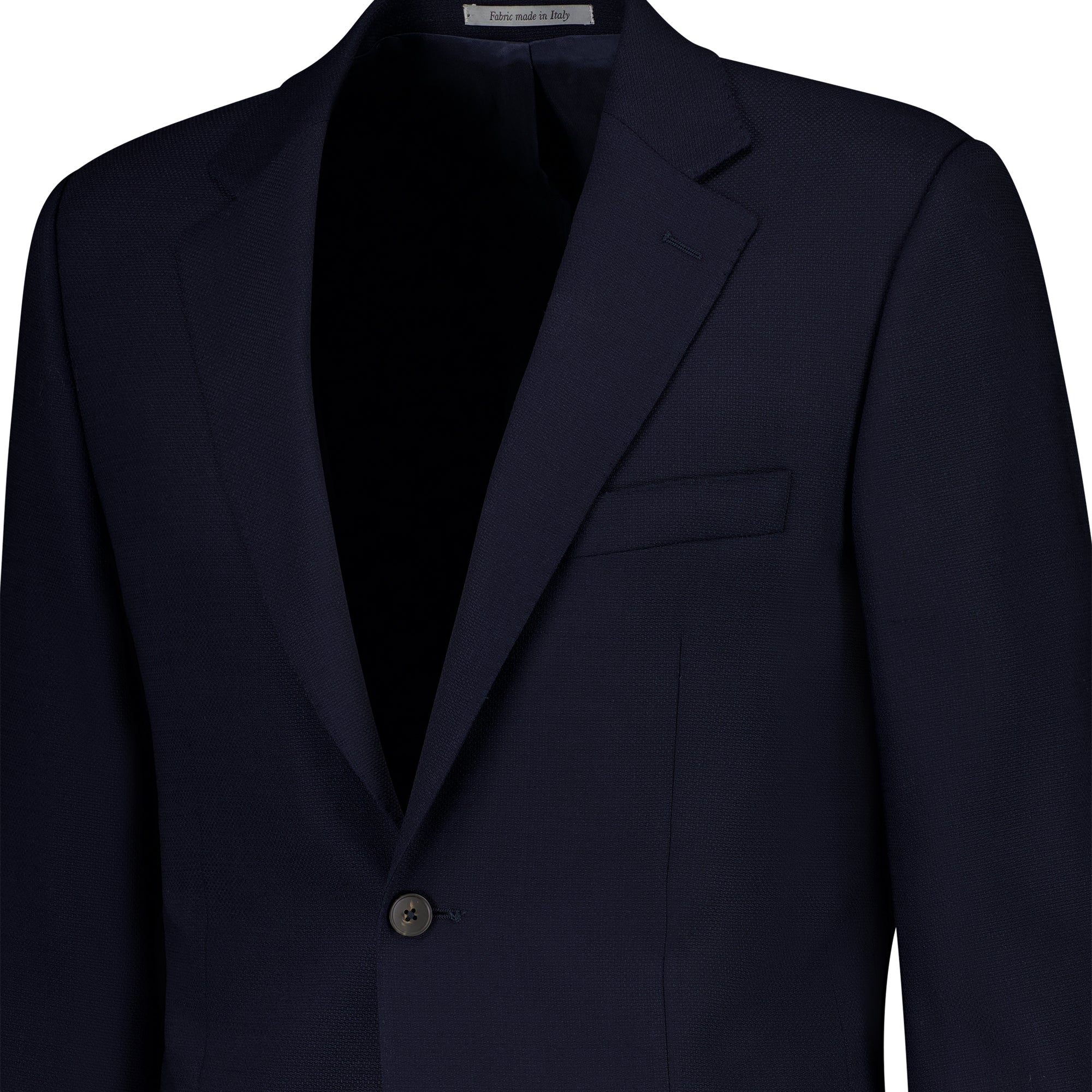 HENRY SARTORIAL London High Twist Travel Wool Blazer INDIGO LG