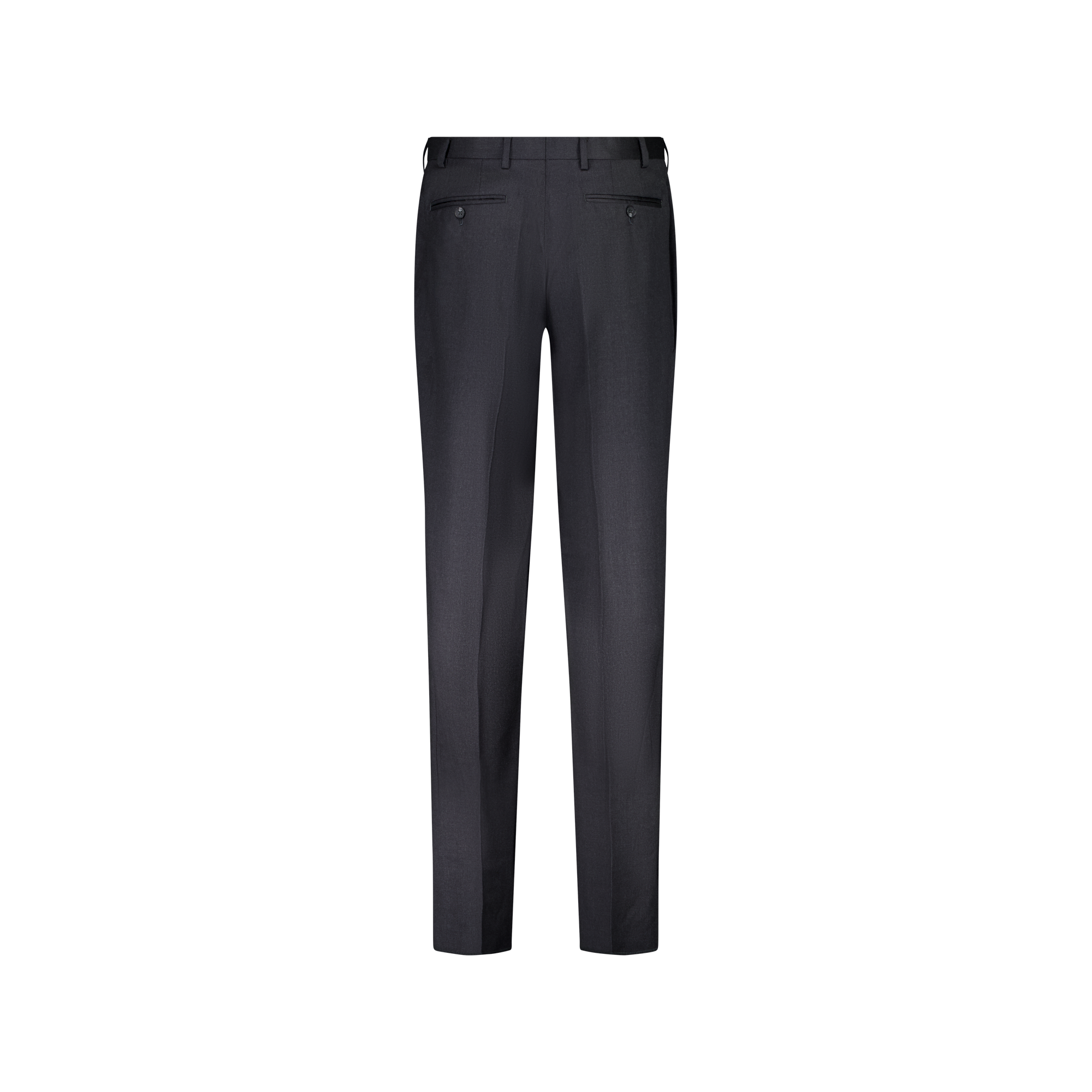 HENRY SARTORIAL Plain Trouser CHARCOAL