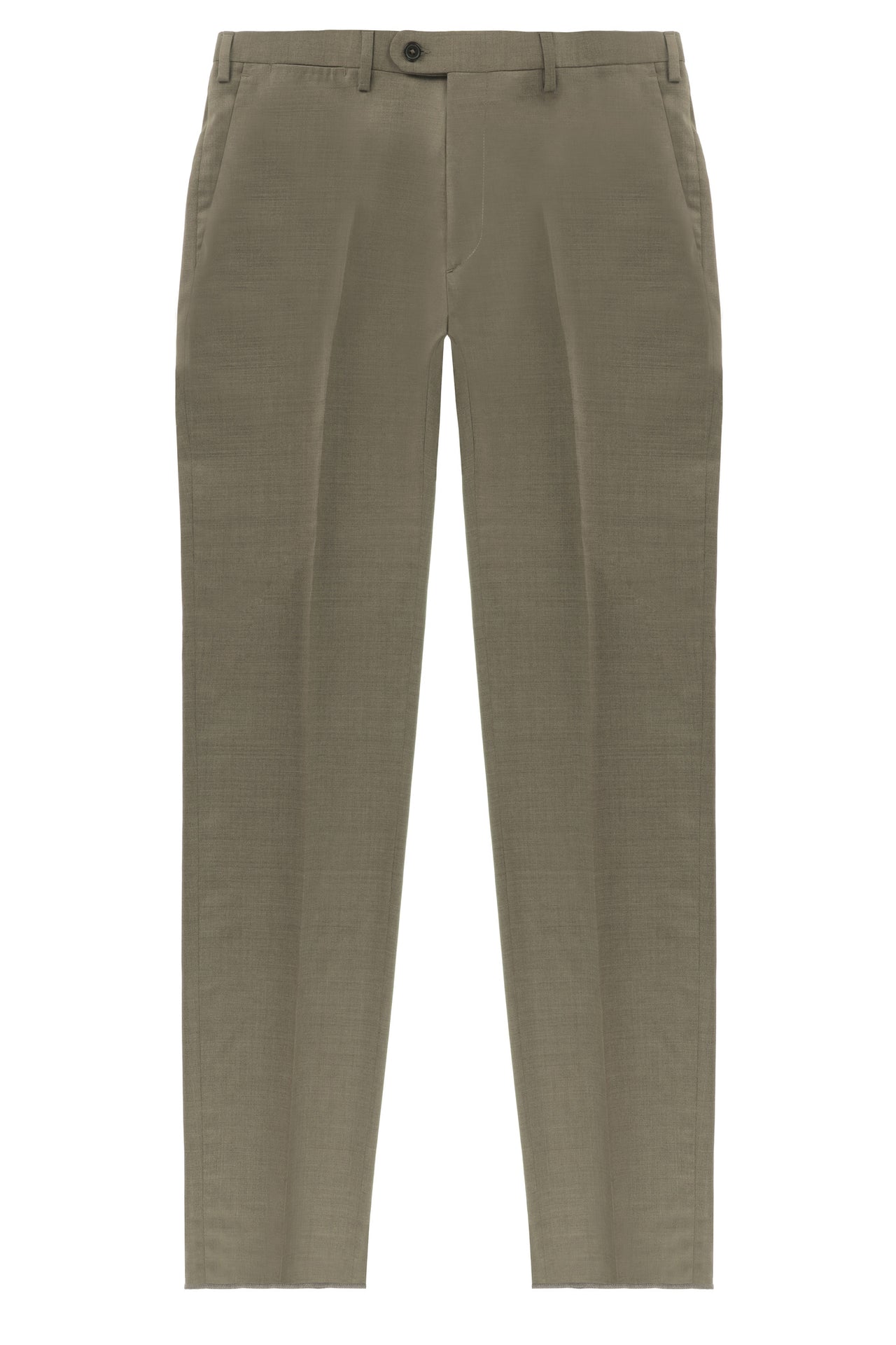 HENRY SARTORIAL Plain Trouser BROWN GREY REG