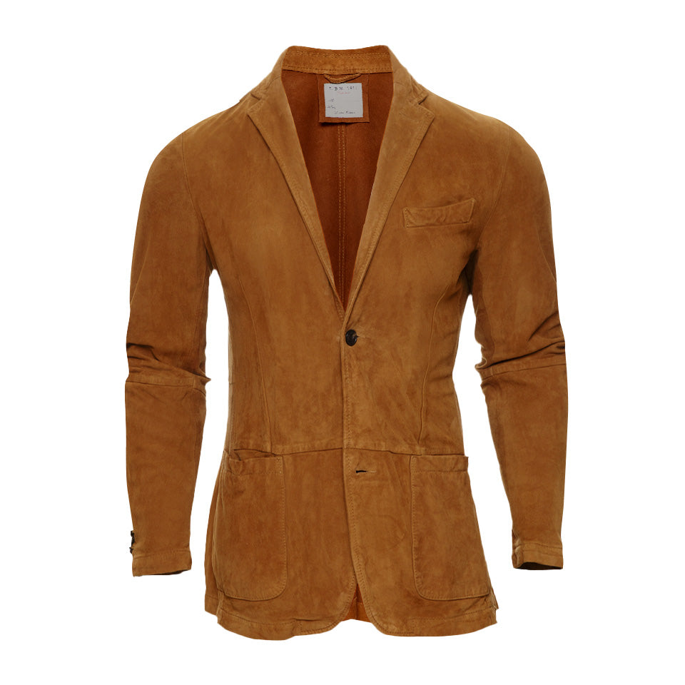 LUBIAM Leather Jacket BROWN REG