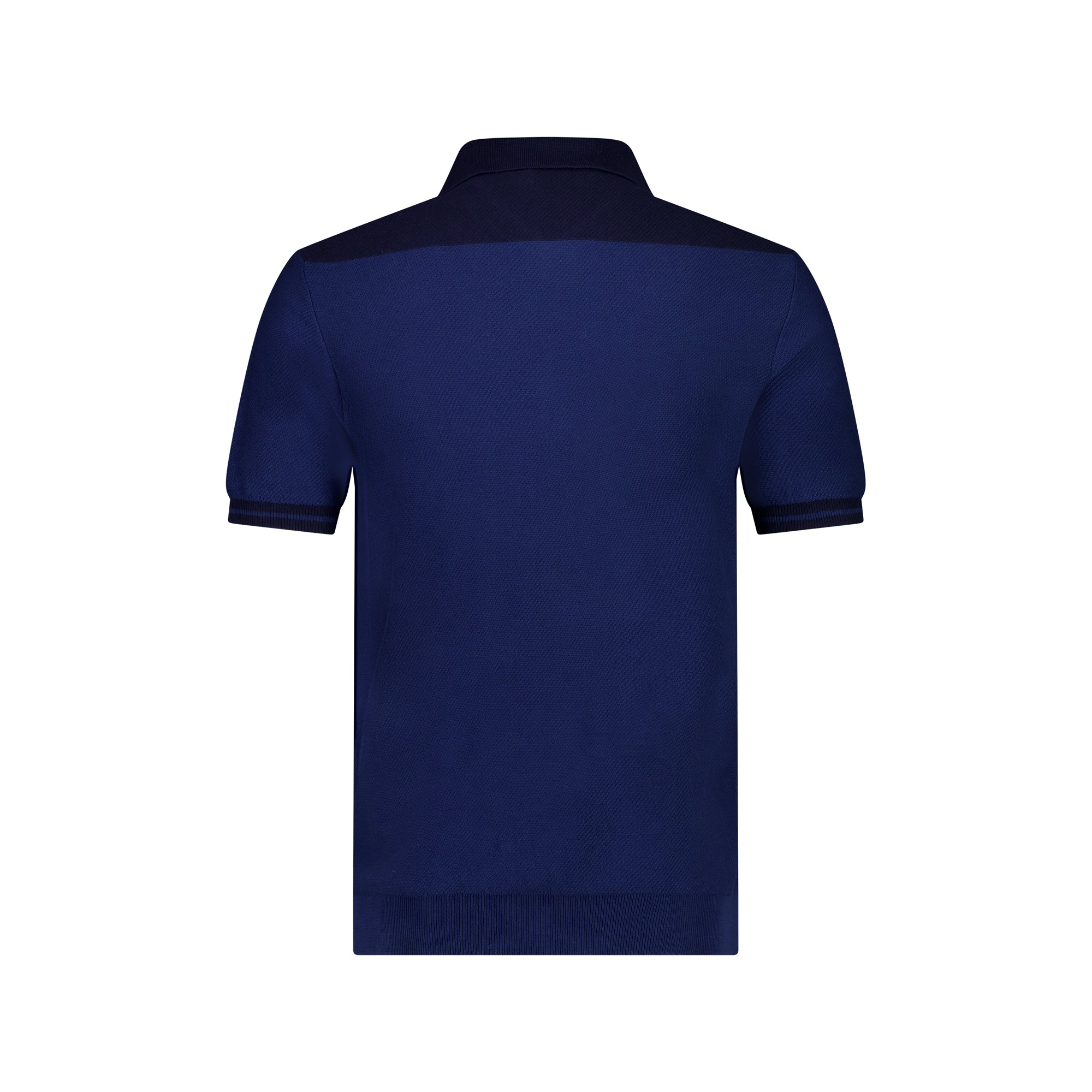 MCKINNON x FERRANTE Short Sleeve Contrast Polo in NAVY