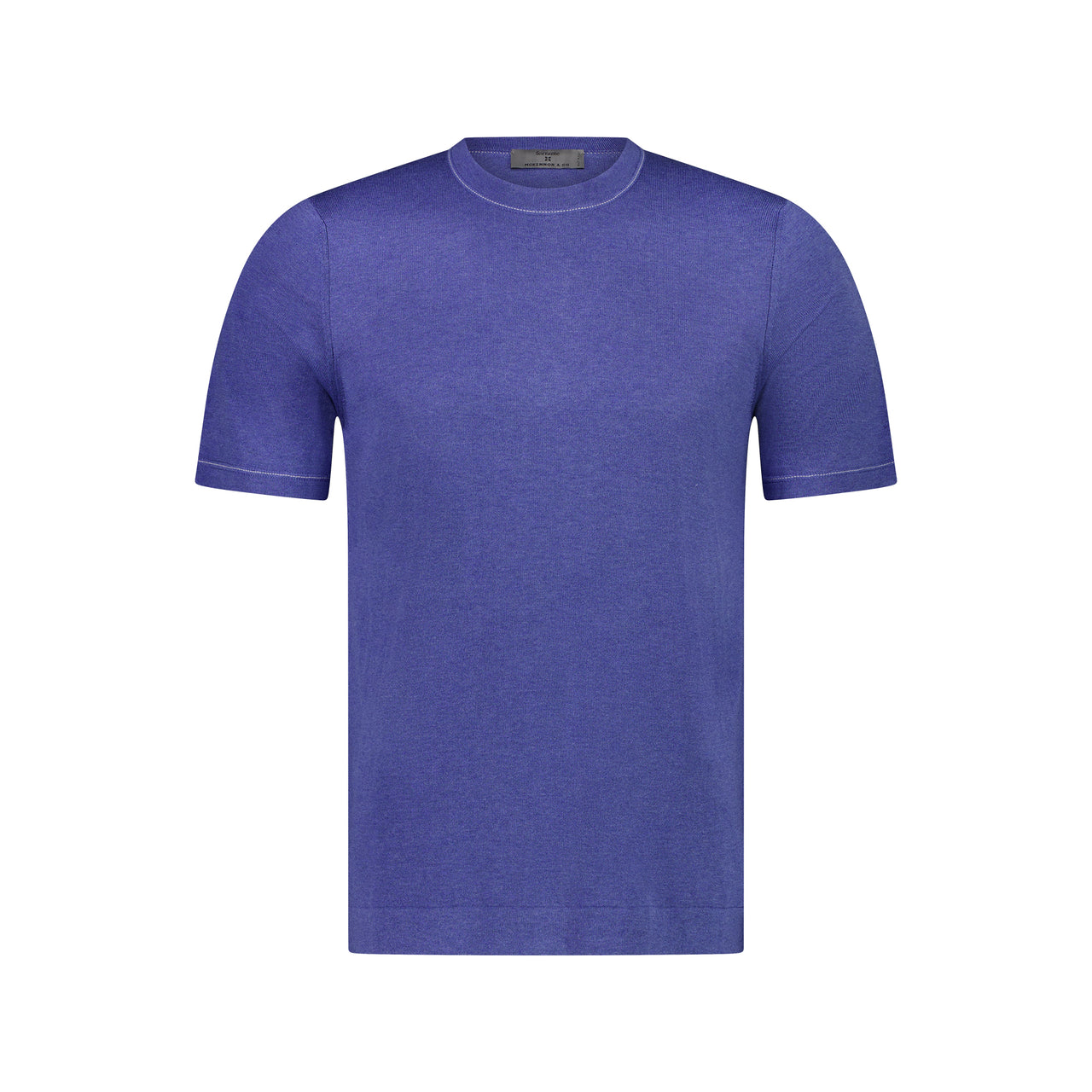 MCKINNON x FERRANTE Silk/Cotton T-Shirt in LIGHT BLUE