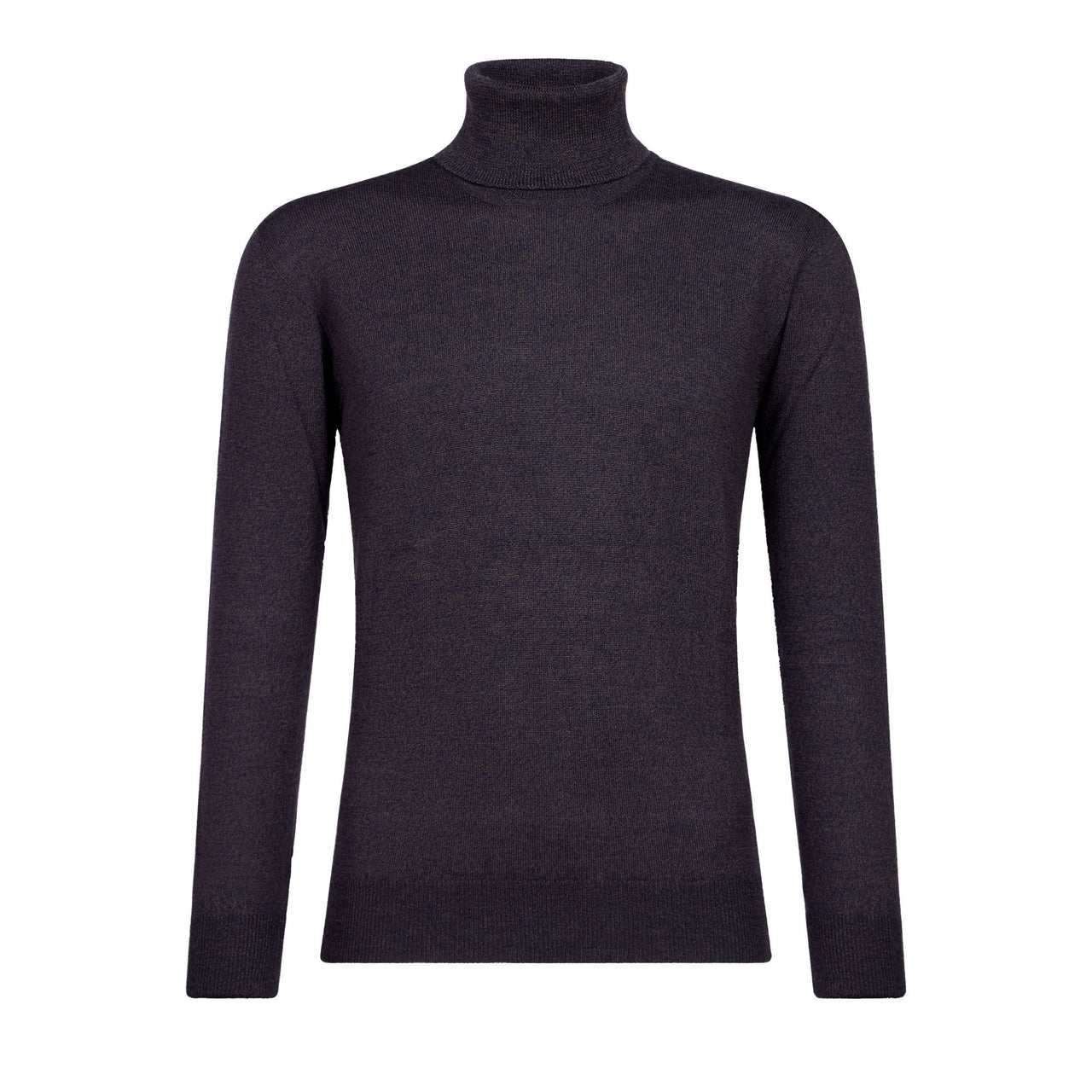 INIS MEAIN Turtle Neck Sweater BROWN MARL