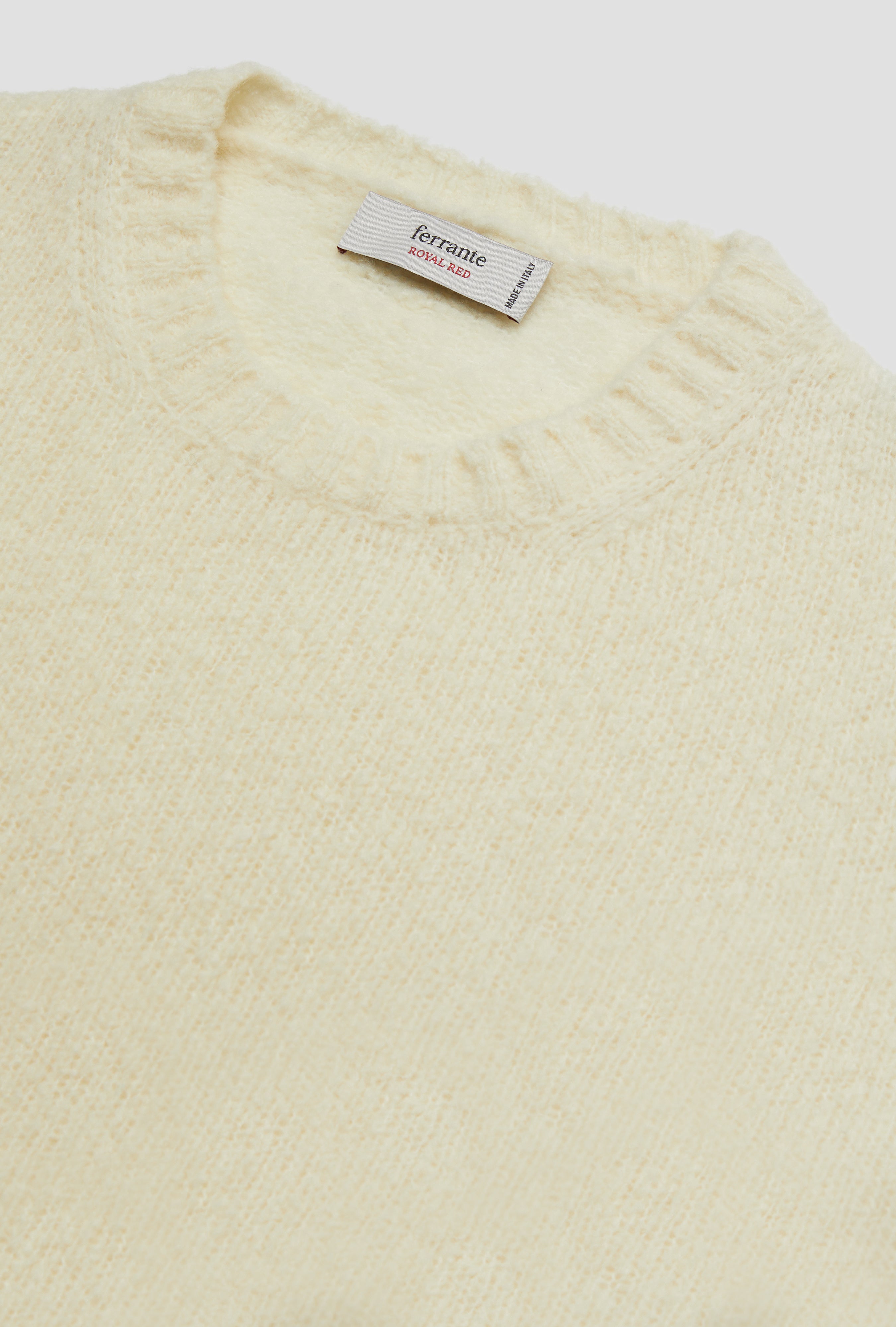 McKINNON x FERRANTE Malfilè Crewneck OFF WHITE