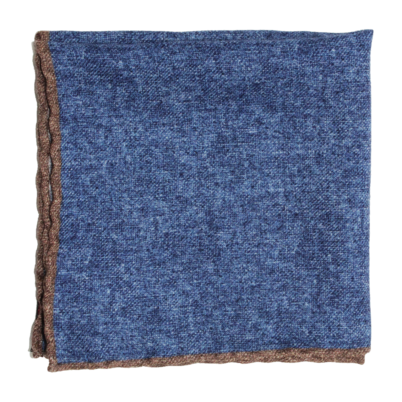 HENRY SARTORIAL X HEMLEY Wool Pocket Square BLUE