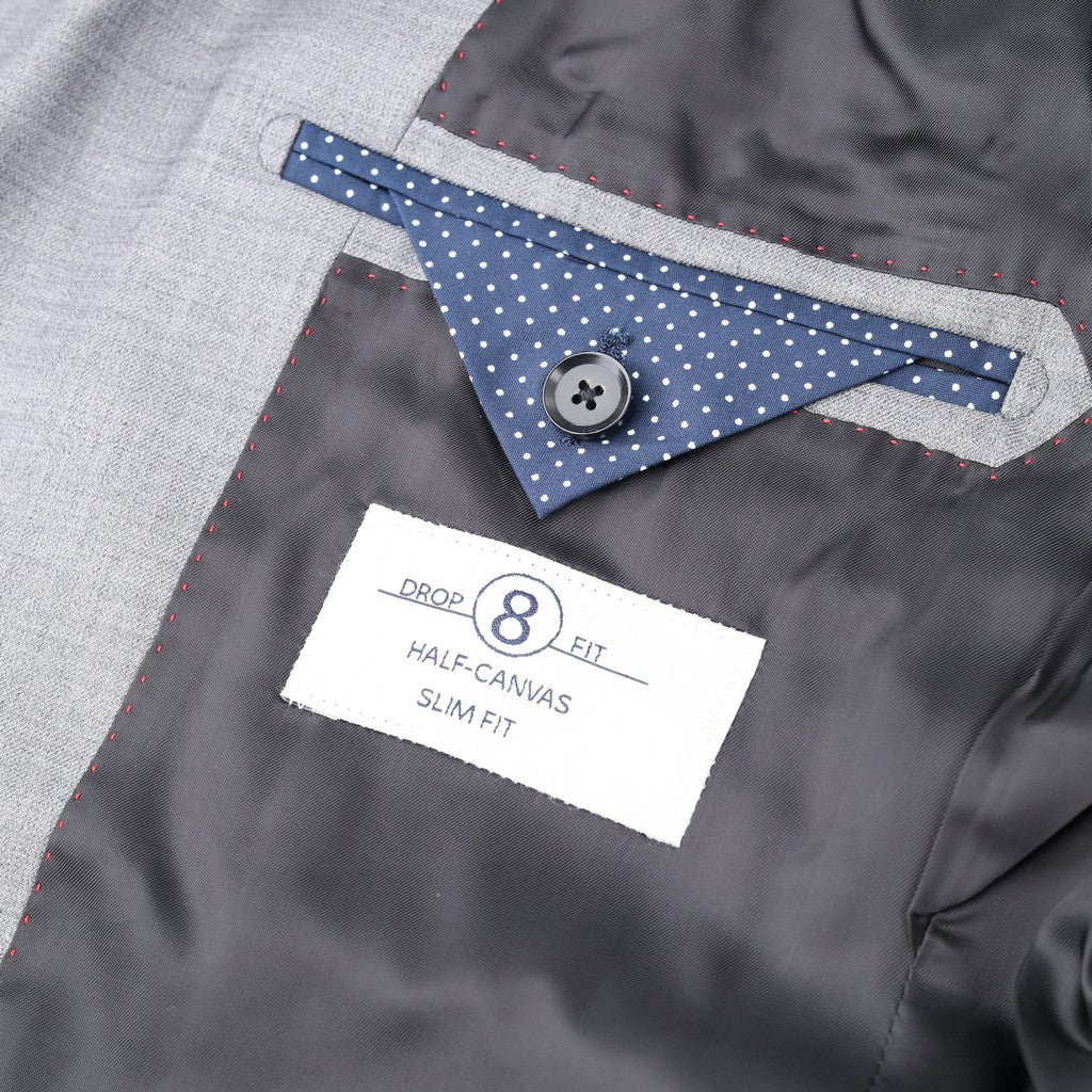 SARTORIAL EDGE Extrafine Merino Wool Suit GREY