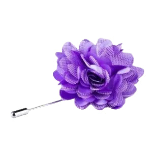 CUDWORTH Flower Lapel Pin LILAC