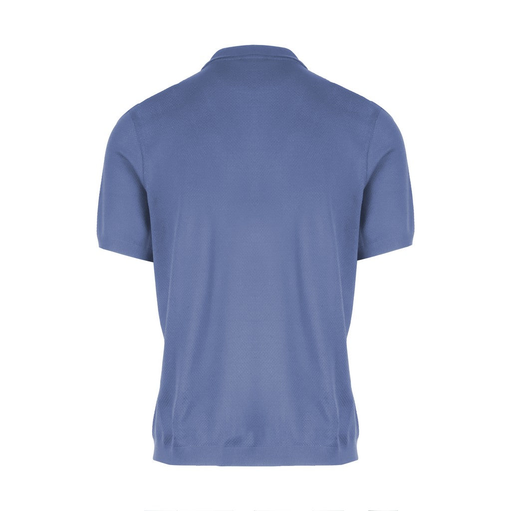 CORNELIANI Cotton Skipper Polo BLUE