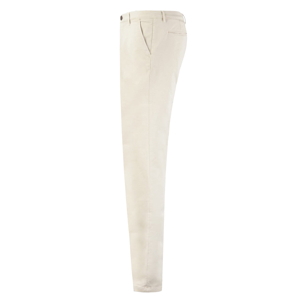 FRADI Fleece Cotton Stretch Chino ECRU