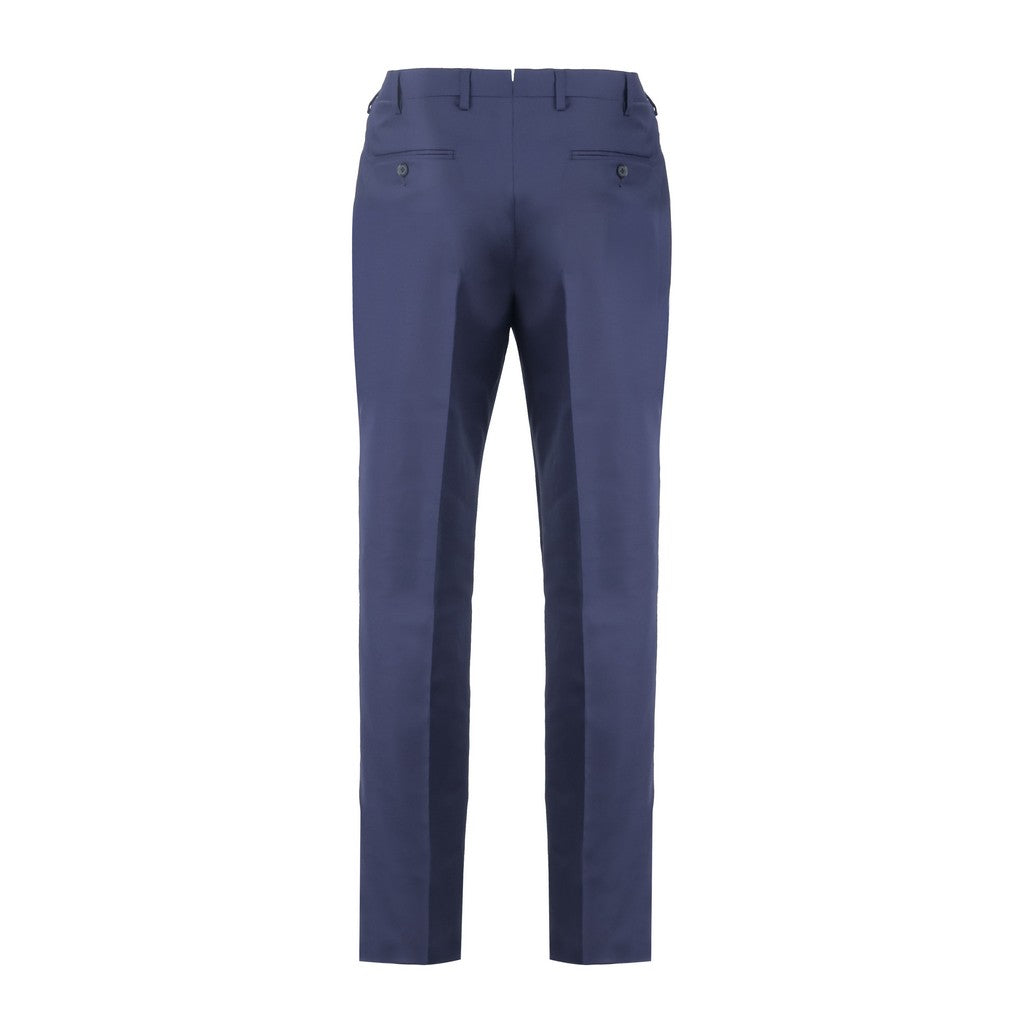 SARTORIAL EDGE Extrafine Merino Wool Trouser NAVY