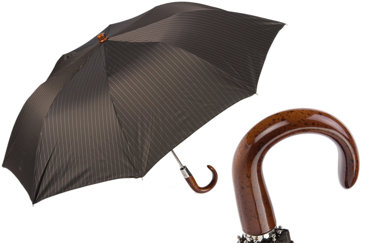 PASOTTI Classic Fold Umbrella BROWN