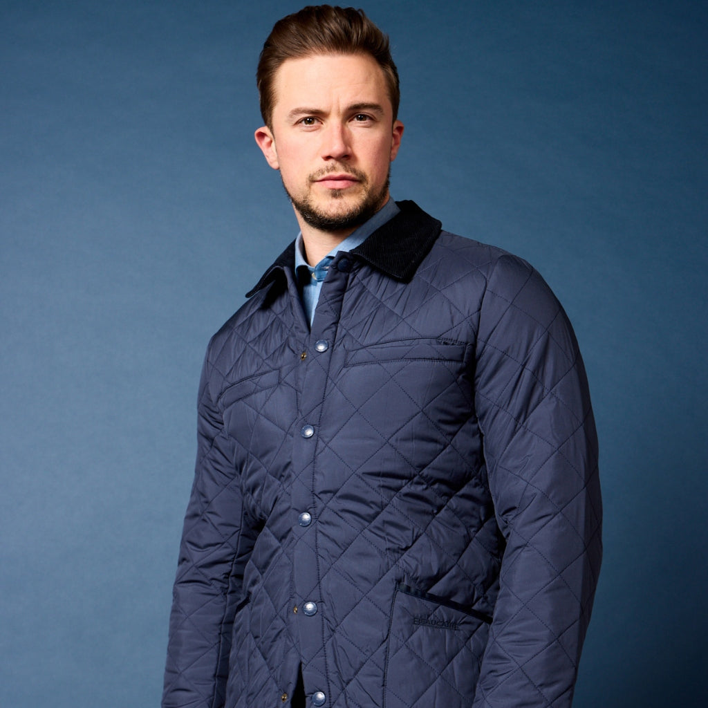 BEAUCAIRE Bond Quilted Jacket NAVY REG