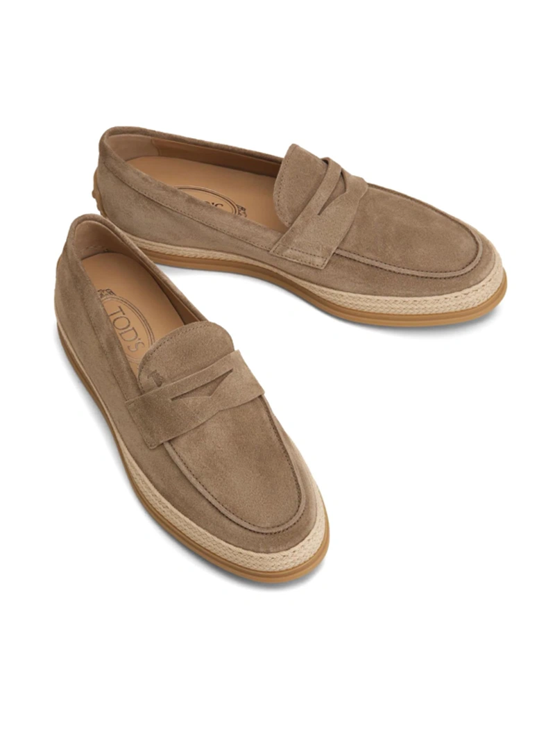 TODS Mocassin Gomma Loafer BROWN