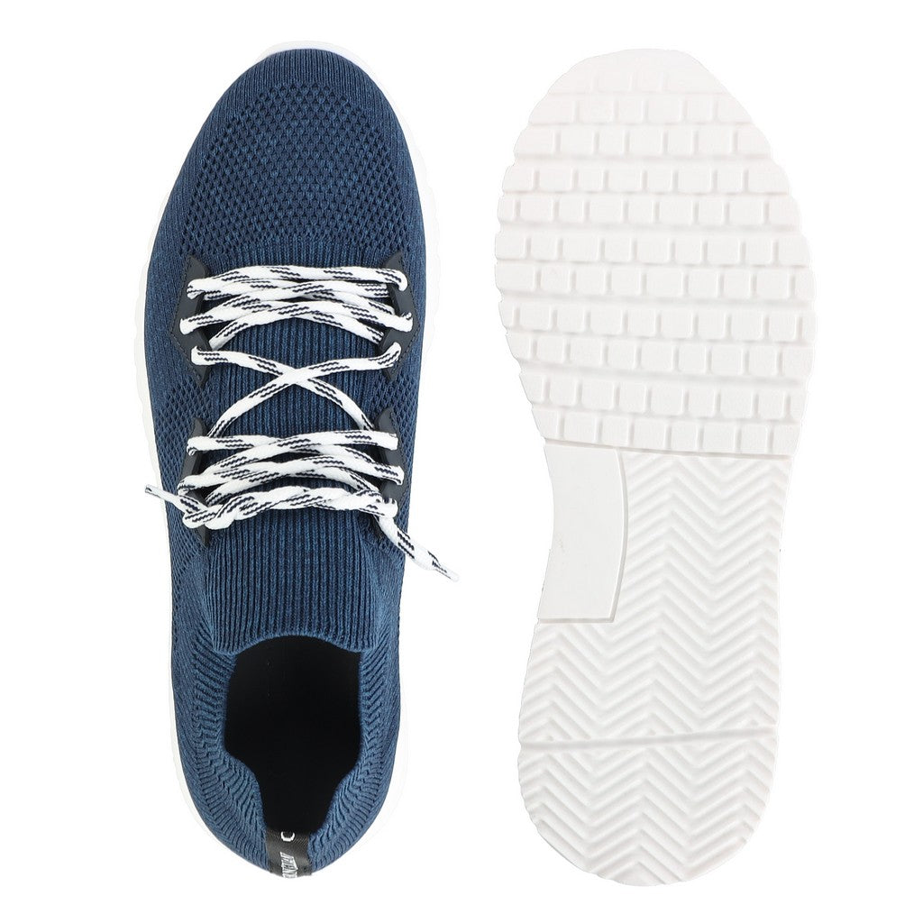 CORNELIANI Lightweight Knit Runner BLUE