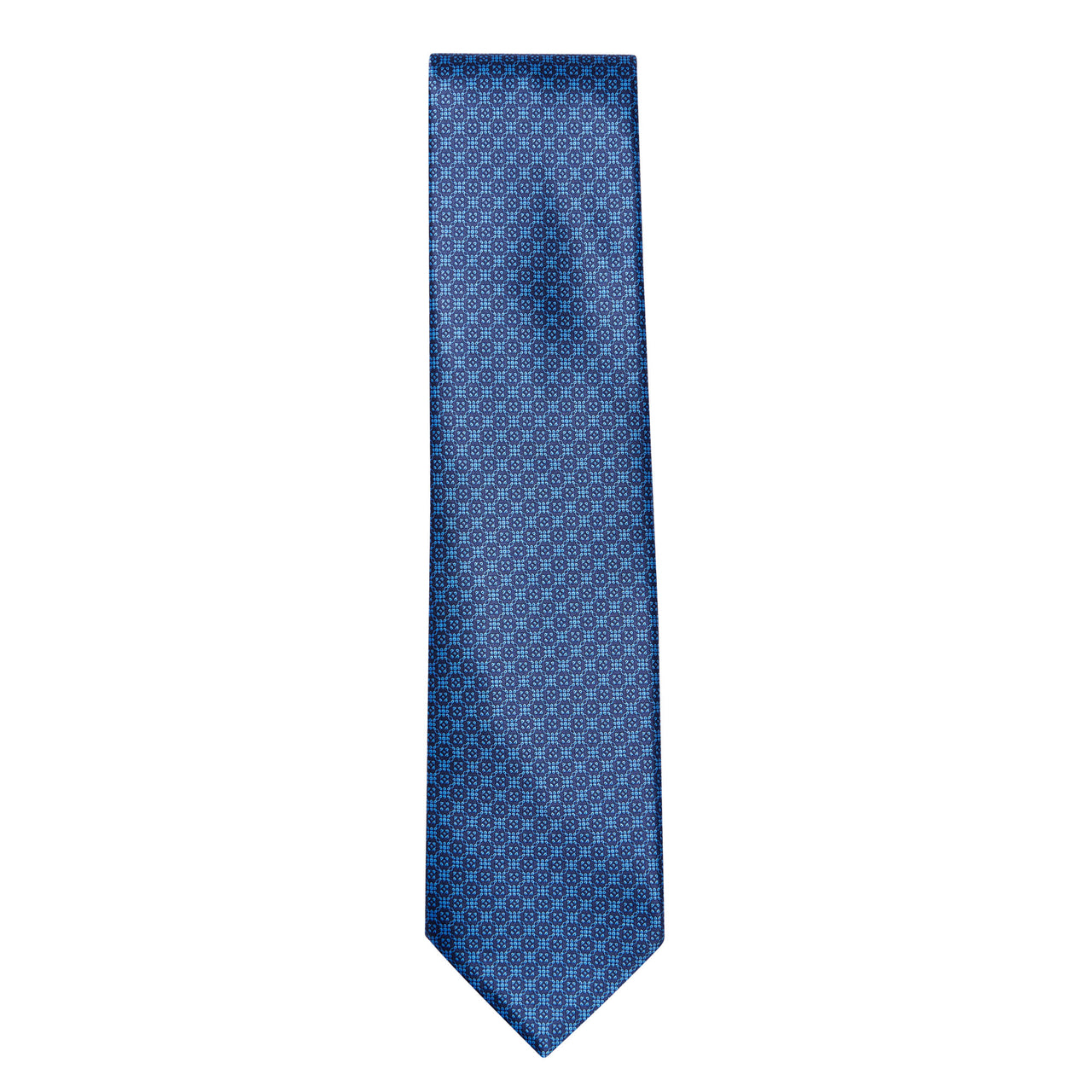 STEFANO RICCI Silk Tie NAVY/BLUE