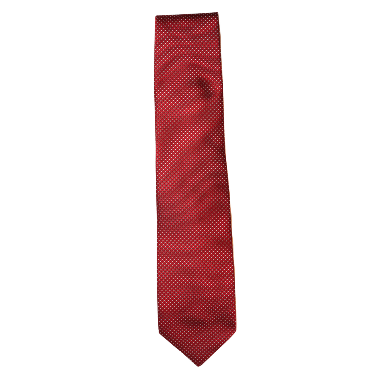 ZILLI Dotted Silk Tie RED