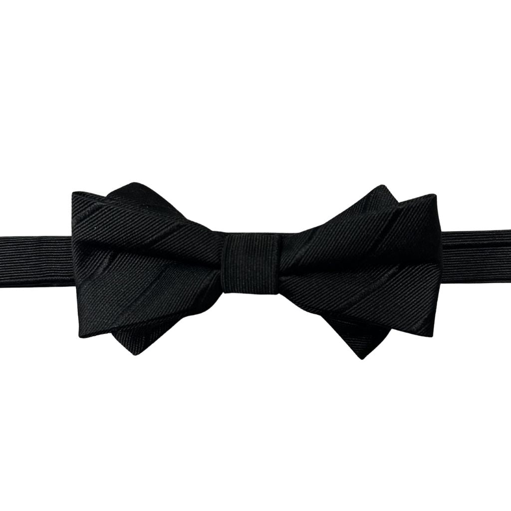 HENRY SARTORIAL Silk Bowtie BLACK