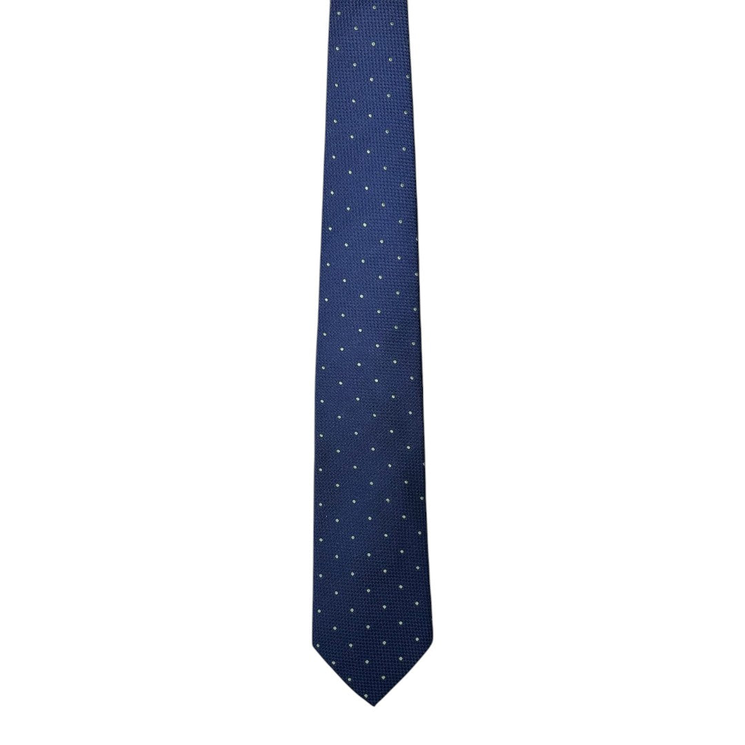 HENRY SARTORIAL X CANTINI Silk Woven Tie GREEN