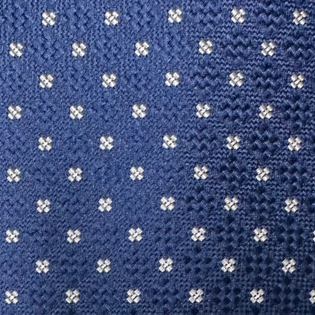 HENRY SARTORIAL X CANTINI Silk Woven Tie GREY
